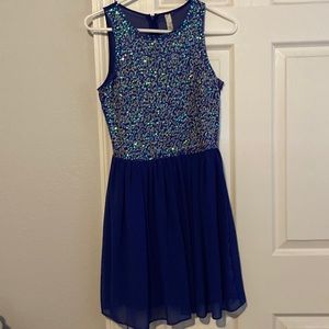 Blue Mini Dress